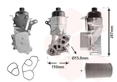 Radiador óleo motor VAN WEZEL ref. 09013729