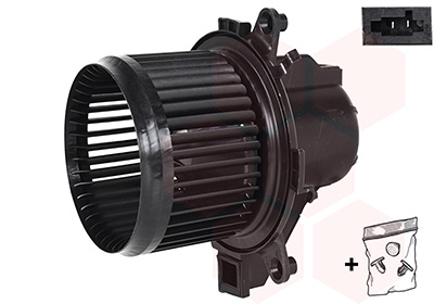 Pulseur d'air habitacle (Ventilateur habitacle) VAN WEZEL 0973774