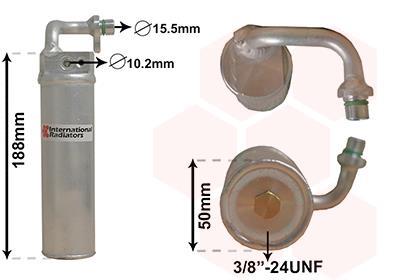 Filtre déshydrateur du circuit de climatisation VAN WEZEL 1300D282