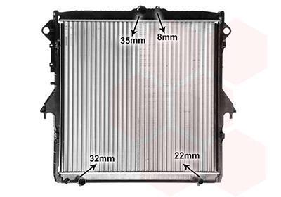 Radiateur moteur (Radiateur de refroidissement) VAN WEZEL 18012731