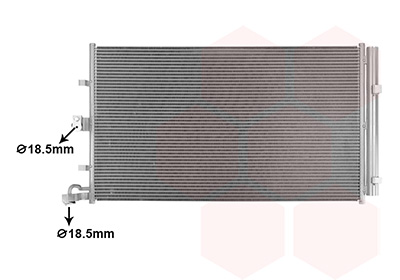 Condenseur, climatisation (Radiateur de climatisation) VAN WEZEL ref. 18015734