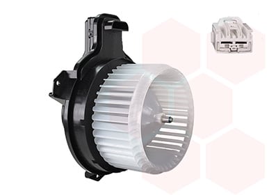 Pulseur d'air habitacle (Ventilateur habitacle) VAN WEZEL 1908773