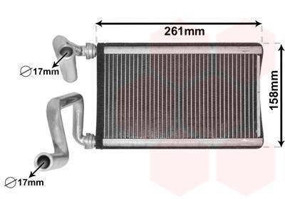 Radiateur de chauffage VAN WEZEL ref. 25006294
