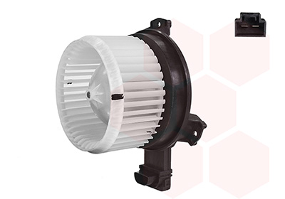 Pulseur d'air habitacle (Ventilateur habitacle) VAN WEZEL 2588773