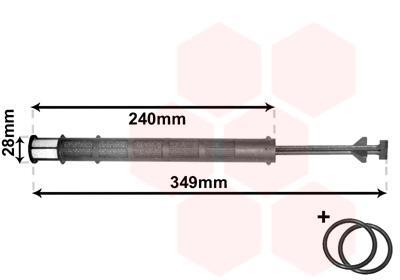 Filtre déshydrateur du circuit de climatisation VAN WEZEL ref. 3000D358