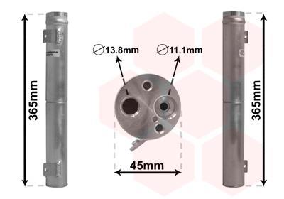 Filtre déshydrateur du circuit de climatisation VAN WEZEL 3000D395