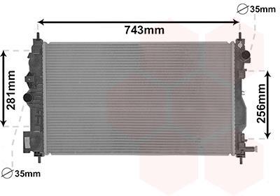 53002608 VAN WEZEL Radiatore, Raffreddamento motore per LEXUS,TOYOTA