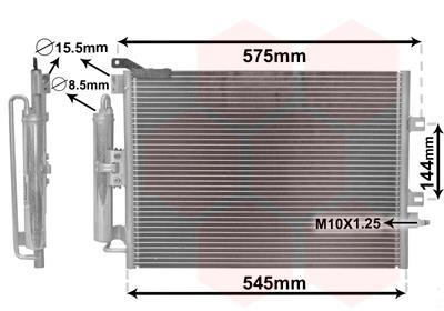 Condensador de climatização VAN WEZEL ref. 43005395