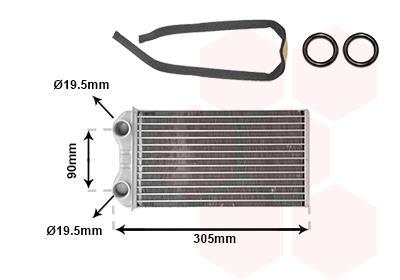 Radiateur de chauffage VAN WEZEL ref. 43006439