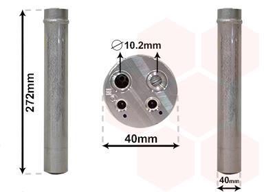 Filtre déshydrateur du circuit de climatisation VAN WEZEL ref. 4300D493