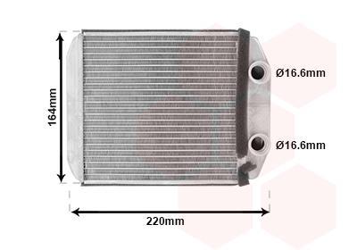 Radiateur de chauffage VAN WEZEL ref. 43016701