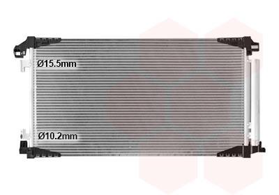 Condenseur, climatisation (Radiateur de climatisation) VAN WEZEL ref. 53015713