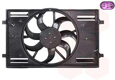 Ventilateur de refroidissement du moteur (Motoventilateur) VAN WEZEL 5766747