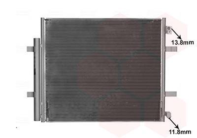 Condenseur, climatisation (Radiateur de climatisation) VAN WEZEL ref. 58015711