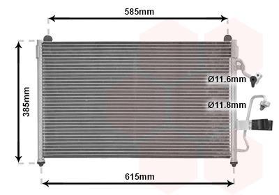 Condensador, aire acondicionado VAN WEZEL ref. 81005013