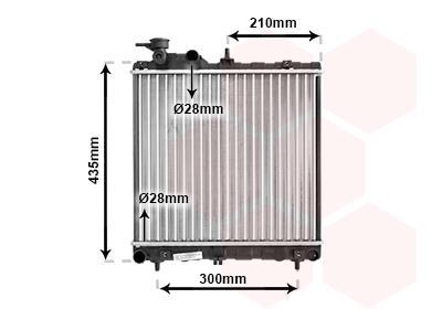 VAN WEZEL Radiateur Du Moteur Module De