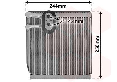 Evaporateur climatisation VAN WEZEL ref. 8300V199