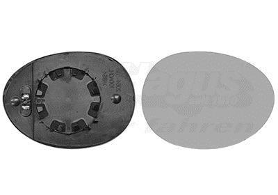 Cristal de espejo, retrovisor exterior VAN WEZEL 0518838