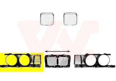 Grille de radiateur VAN WEZEL 0635512 Grille de radiateur VAN WEZEL 0635512