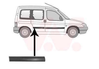 Friso de proteção de porta VAN WEZEL ref. 0903426