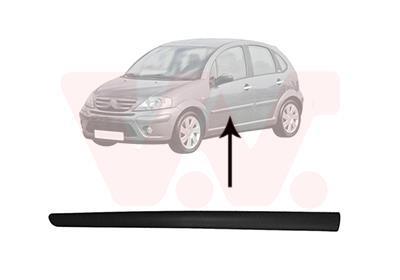 Baguette et bande protectrice, porte VAN WEZEL ref. 0925403