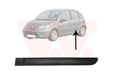 Baguette et bande protectrice, porte VAN WEZEL ref. 0925405