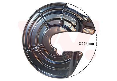 Déflecteur, disque de frein VAN WEZEL 0961371