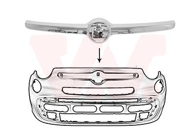 Grille de radiateur VAN WEZEL 1609518