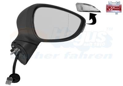 Rétroviseur extérieur VAN WEZEL ref. 1808808