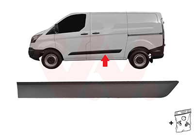 Friso e faixa protectora de painel lateral VAN WEZEL 1987405
