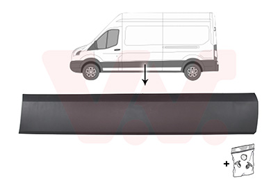Friso e faixa protectora de painel lateral VAN WEZEL 1992417