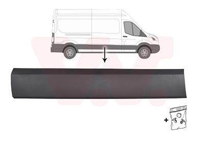 Friso e faixa protectora de painel lateral VAN WEZEL 1992418