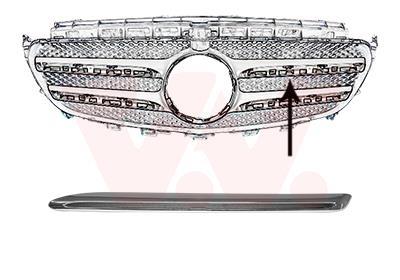 Baguette et bande protectrice, grille de radiateur VAN WEZEL 2932415 (photo) Baguette et bande protectrice, grille de radiateur VAN WEZEL 2932415