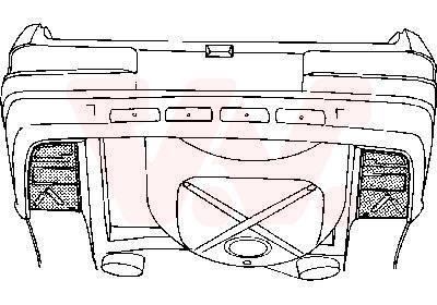 Fondo de carrocería, maletero/compartimento de carga VAN WEZEL ref. 3010334