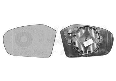Cristal de espejo, retrovisor exterior VAN WEZEL ref. 3017837