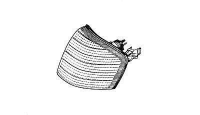 Van Wezel 3025902 Lampeggiante Anteriore Destro – Per Mercedes W124, E-Class, C124, A124, Sostituisce 1248261043