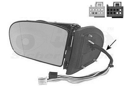 Retrovisor exterior VAN WEZEL 3032857