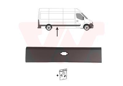 Listón embellecedor/protector, panel lateral VAN WEZEL ref. 3799404