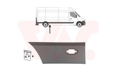 Listón embellecedor/protector, panel lateral VAN WEZEL ref. 3799406