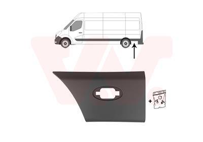 Listón embellecedor/protector, panel lateral VAN WEZEL 3799407