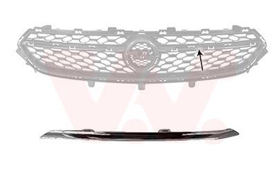 Listón embellecedor/protector, panal de radiador VAN WEZEL ref. 3805511