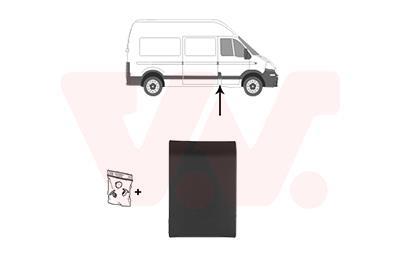 Listón embellecedor/protector, panel lateral VAN WEZEL ref. 4388416