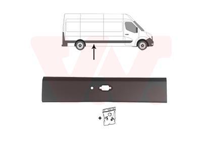 Listón embellecedor/protector, panel lateral VAN WEZEL 4399404