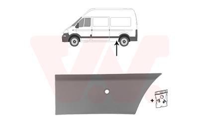 Listón embellecedor/protector, panel lateral VAN WEZEL ref. 4399425