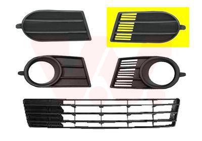 Grille de ventilation, pare-chocs VAN WEZEL 5222591