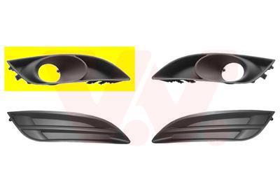 Grille de ventilation, pare-chocs VAN WEZEL 5405592