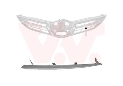 Baguette et bande protectrice, grille de radiateur (Moulure de grille) VAN WEZEL ref. 5407512