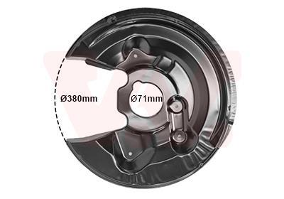 Déflecteur, disque de frein VAN WEZEL 5765373