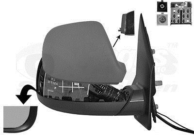 Rétroviseur extérieur VAN WEZEL ref. 5794828