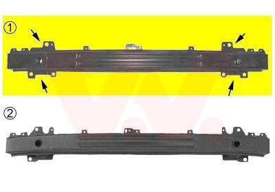 Support, pare-chocs VAN WEZEL 5825560